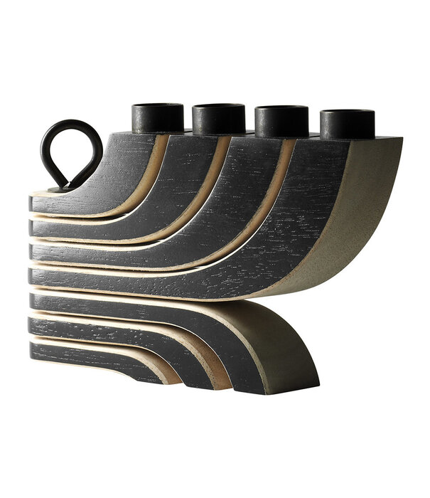 Design House Stockholm  Design House Stockholm - Nordic Light Black candle holder