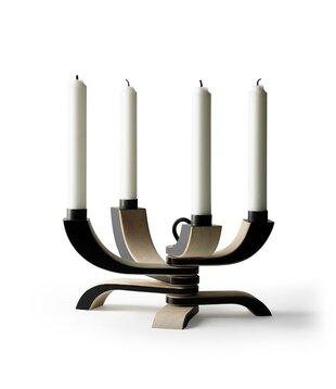 Design House Stockholm - Nordic Light Black candle holder