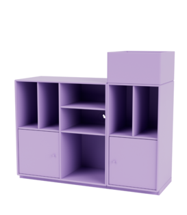 Montana Spin III Vinyl Storage met plint
