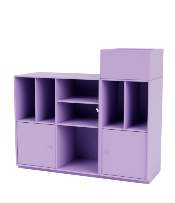Montana Furniture Montana Selection - Spin III Vinyl Storage with plinth H3