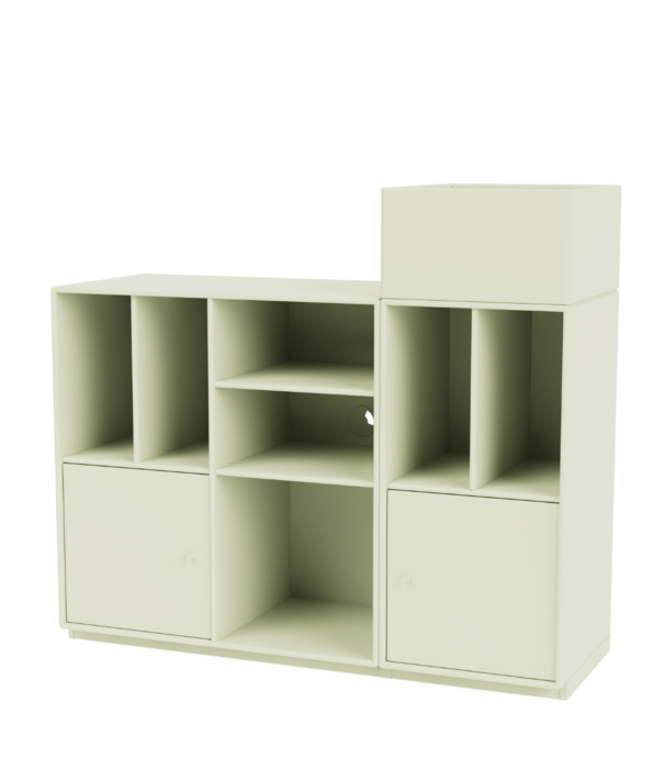 Montana Furniture  Spin 3 Vinyl Storage with plinth