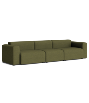 Hay Mags Low arm 3-zits Bank comb. 1, Canvas 964 groen