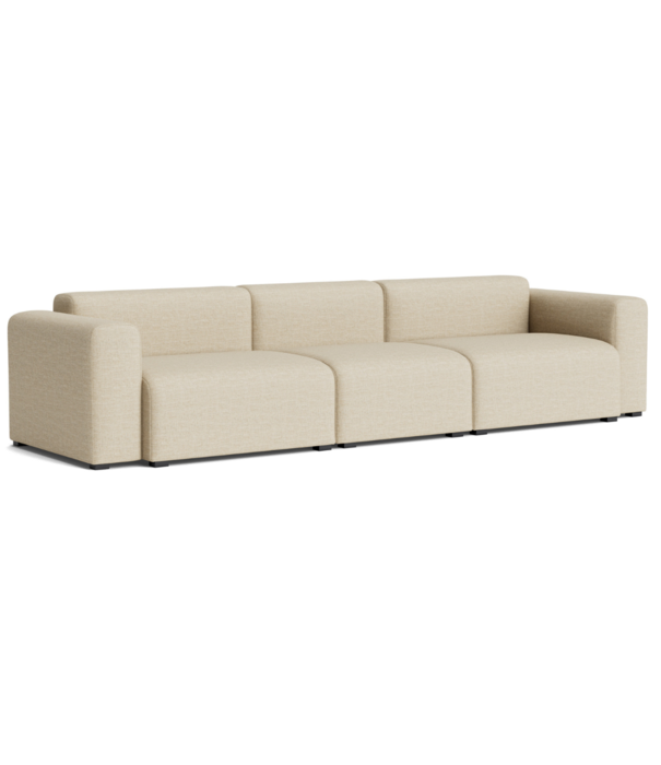 Hay  Hay - Mags Low 3-seater comb 3 right, fabric Hallingdal 220 sand-ecru