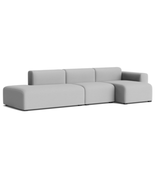 Hay Mags Low 3 Seater Combination 3 right,  Steelcut Trio 113