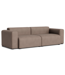 Mags Low arm 2.5 seater Sofa comb.1, Sense Nougat leather