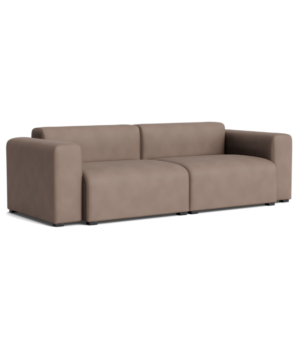 Hay  Mags Low arm 2.5 seater Sofa comb.1, Sense Nougat leather
