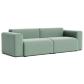 Hay - Mags Low 2.5-seater comb 1, fabric Harald 823 green velours