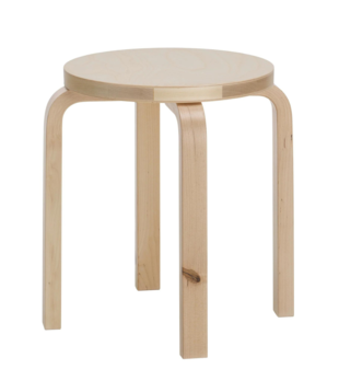 Stool E60 wild birch natural