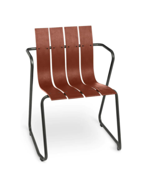 Ocean Chair burnt red