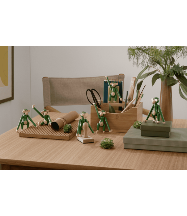 Kay Bojesen  Kay Bojesen Monkey mini vintage green / beech