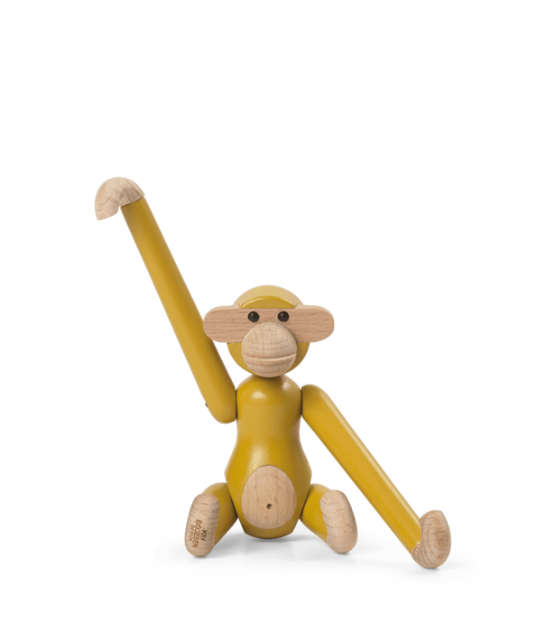 Kay Bojesen  Kay Bojesen - Monkey mini vintage yellow / beech