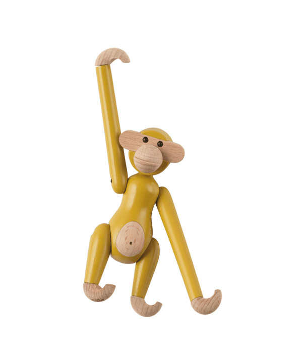 Kay Bojesen  Kay Bojesen - Monkey mini vintage yellow / beech