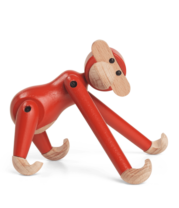 Kay Bojesen  Kay Bojesen - Monkey mini, red beech