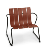 Ocean Lounge Chair burnt red