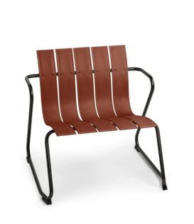 Ocean Lounge Stoel burnt red