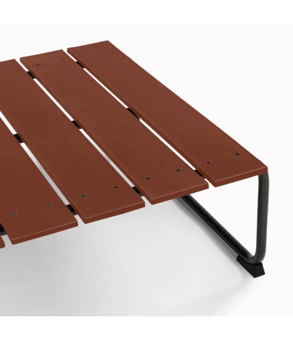 Mater Design  Ocean Outdoor Lounge Table burnt red