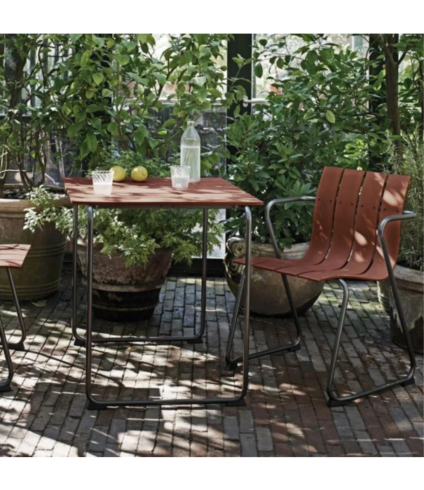 Mater Design  Ocean Outdoor Table burnt red, 2 persons