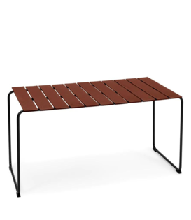 Mater Ocean Outdoor Tafel burnt red 140 x 70