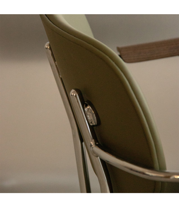 Audo Audo - Co Task Chair upholstered with armrests, aluminium base, boucle 02