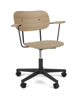 Audo - Co Task Chair Oak, with armrests