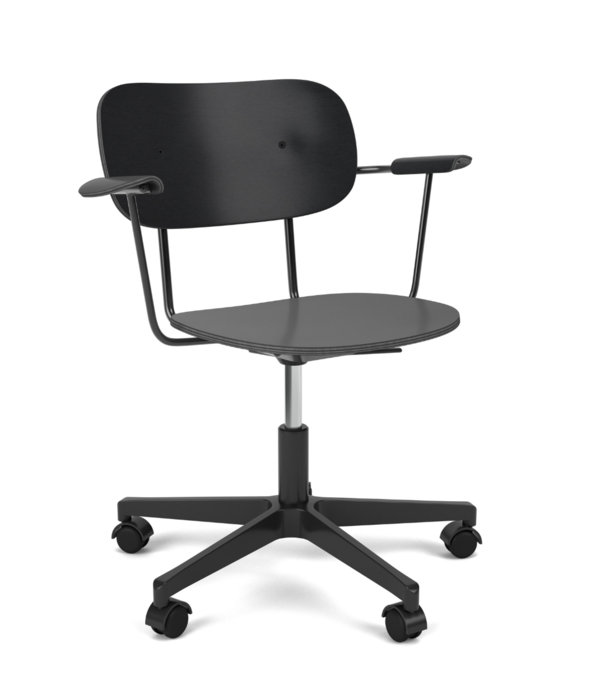 Audo Audo - Co Task Chair Black Oak with armrests