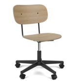 Audo - Co Task Chair Oak, aluminium base