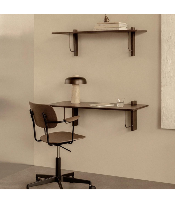 Audo Audo - Co Task Chair Dark Oak, aluminium base