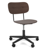 Audo - Co Task Chair Dark Oak, aluminium base