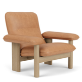 Audo - Brasilia Lounge Chair, Dunes leather