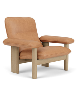 Audo - Brasilia Lounge Chair, Dunes leather