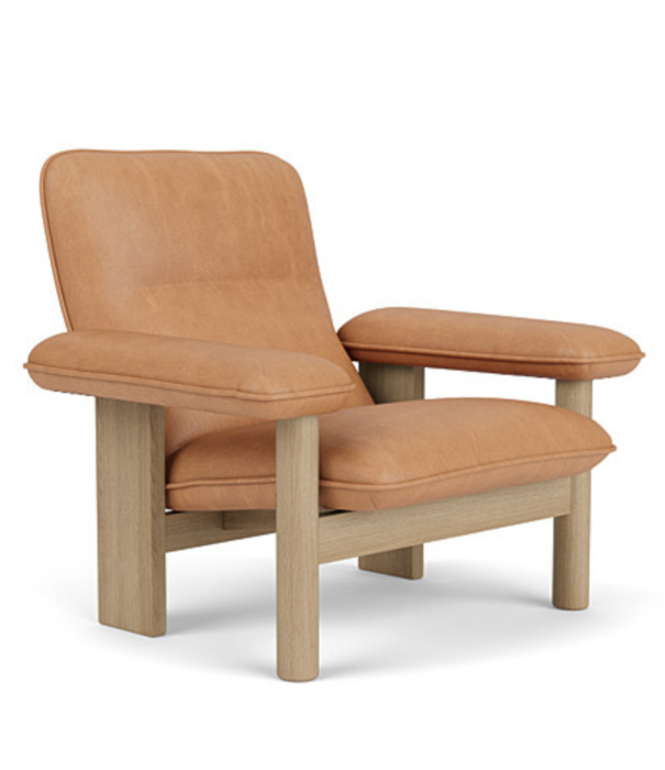 Audo Audo - Brasilia Lounge Chair, Dunes leather