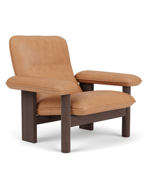 Audo Audo - Brasilia Lounge Chair, Dunes leather