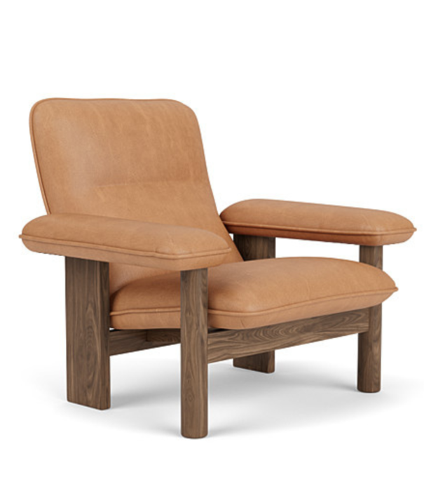 Audo Audo - Brasilia Lounge Chair, Dunes leather