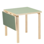 Artek - Aalto foldable tafel DL81C, pistachio / olive linoleum