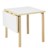 Artek - Aalto foldable tafel DL81C berken, white laminate