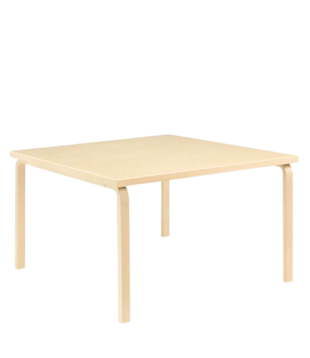 Artek - Aalto Table 84 Square birch natural