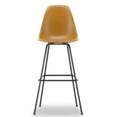 Vitra -  Eames fiberglass Stool High Stool voet zwart