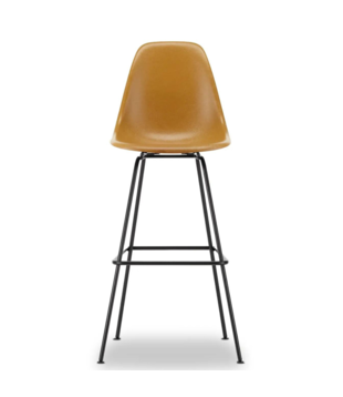 Vitra -  Eames Fiberglass Stool High base black