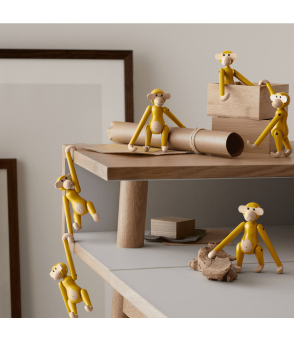 Kay Bojesen  Kay Bojesen Monkey mini vintage yellow / beech