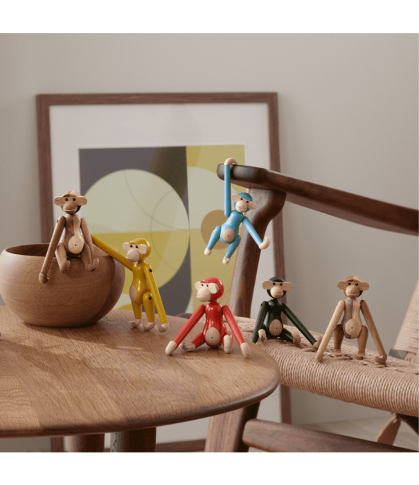 Kay Bojesen  Kay Bojesen Aap mini vintage groen / beuken