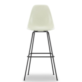 Vitra Eames Fiberglass Barkruk High, zwart onderstel