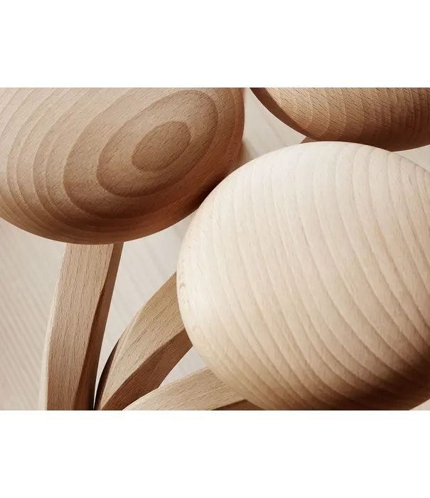 Fritz Hansen JU01 Utzon Stool beech wood