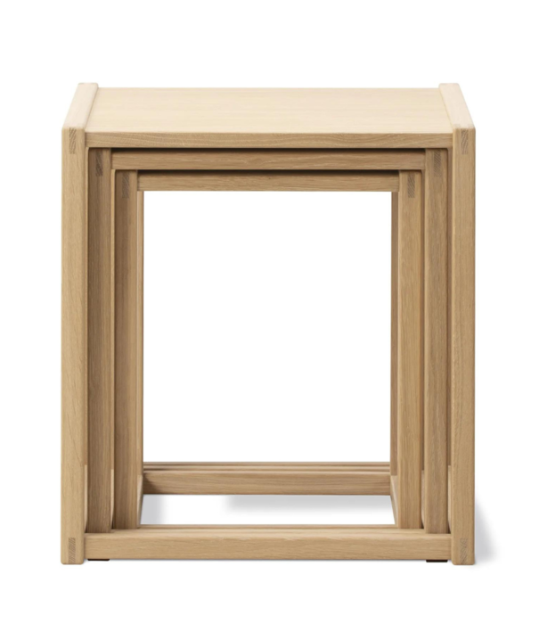 Fredericia  Nesting Tables BM375 licht eiken, geolied
