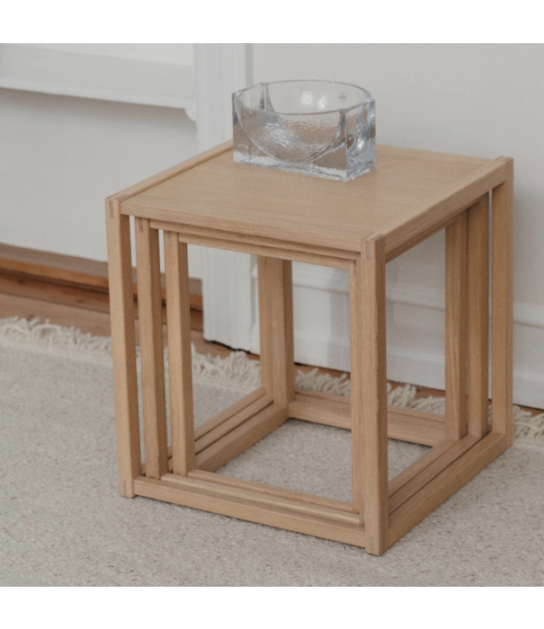 Fredericia  Nesting Tables BM375 licht eiken, geolied