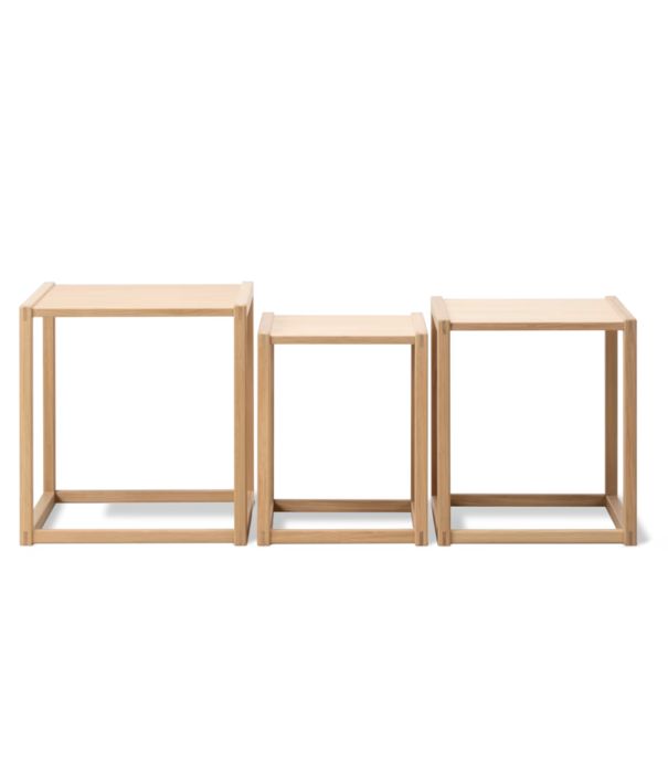 Fredericia  Nesting Tables BM375 licht eiken, geolied