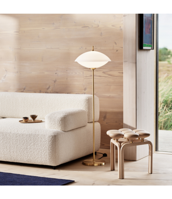 Fritz Hansen JU01 Utzon Stool Kruk beukenhout
