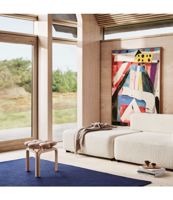 Fritz Hansen JU01 Utzon Stool Kruk beukenhout