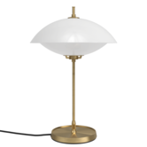 Fritz Hansen - Clam Table Lamp brass - opal glass