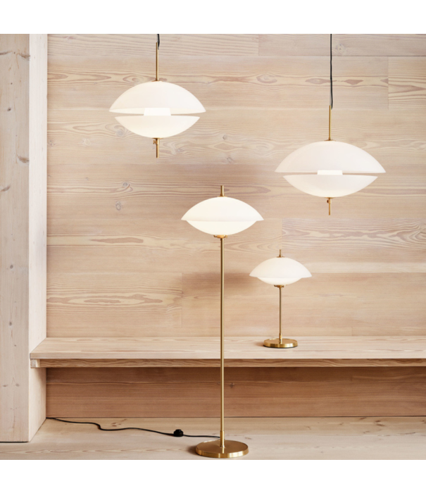 Fritz Hansen Clam Tafellamp opaal glas