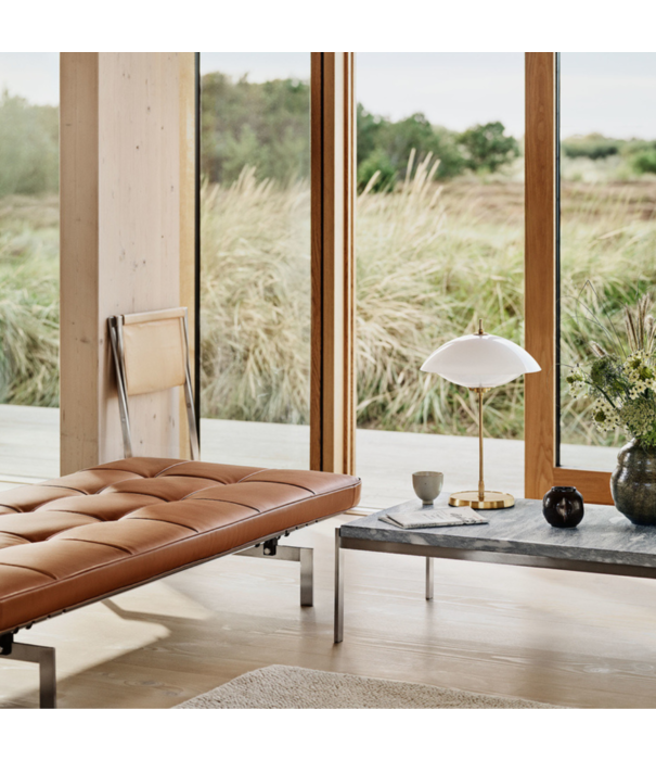 Fritz Hansen Clam Table Lamp opal glass
